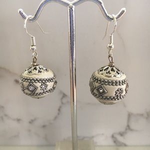 Fancy bead earrings